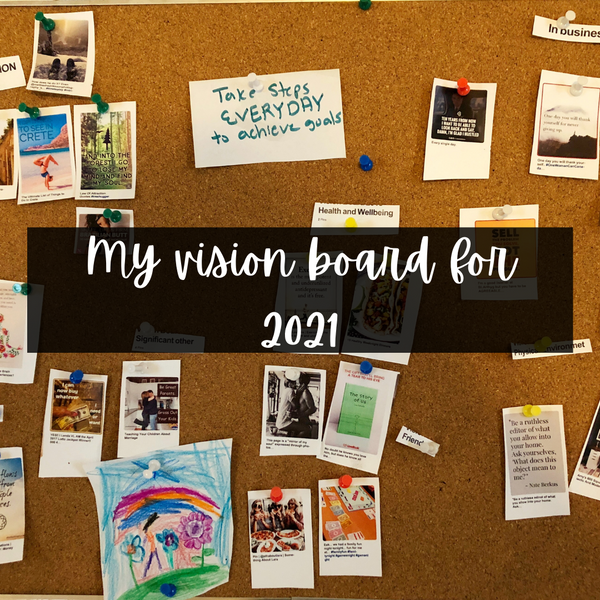 A Vision Board Instead of New Year's Resolution